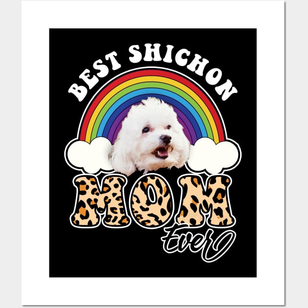 Best Bichon Mom Ever Wall Art by SmithyJ88